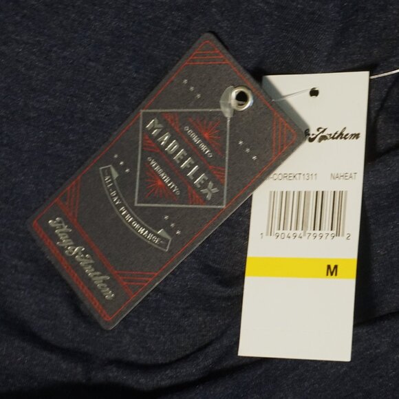 Flag & Anthem Navy Long Sleeve Tee Shirt Hoodie Men’s Medum - Picture 7 of 7